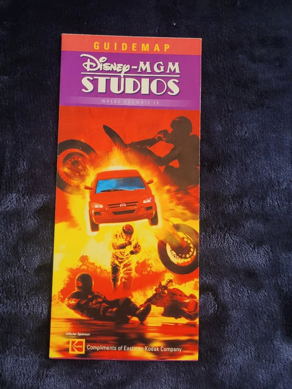 2005 Disney-MGM Studios guide map – Kodak sponsored Lights, Motors, Action!
